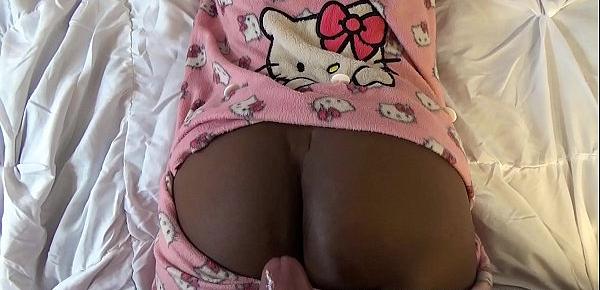  Slow Motion Sleeping Step Sister , In Pink Hello Kitty Pajamas , Brown Ass And Pussy Pulled Down By Pervert Step Brother , Jerking Off Big Dick On Her Big Innocent Butt Msnovember Reality Porn